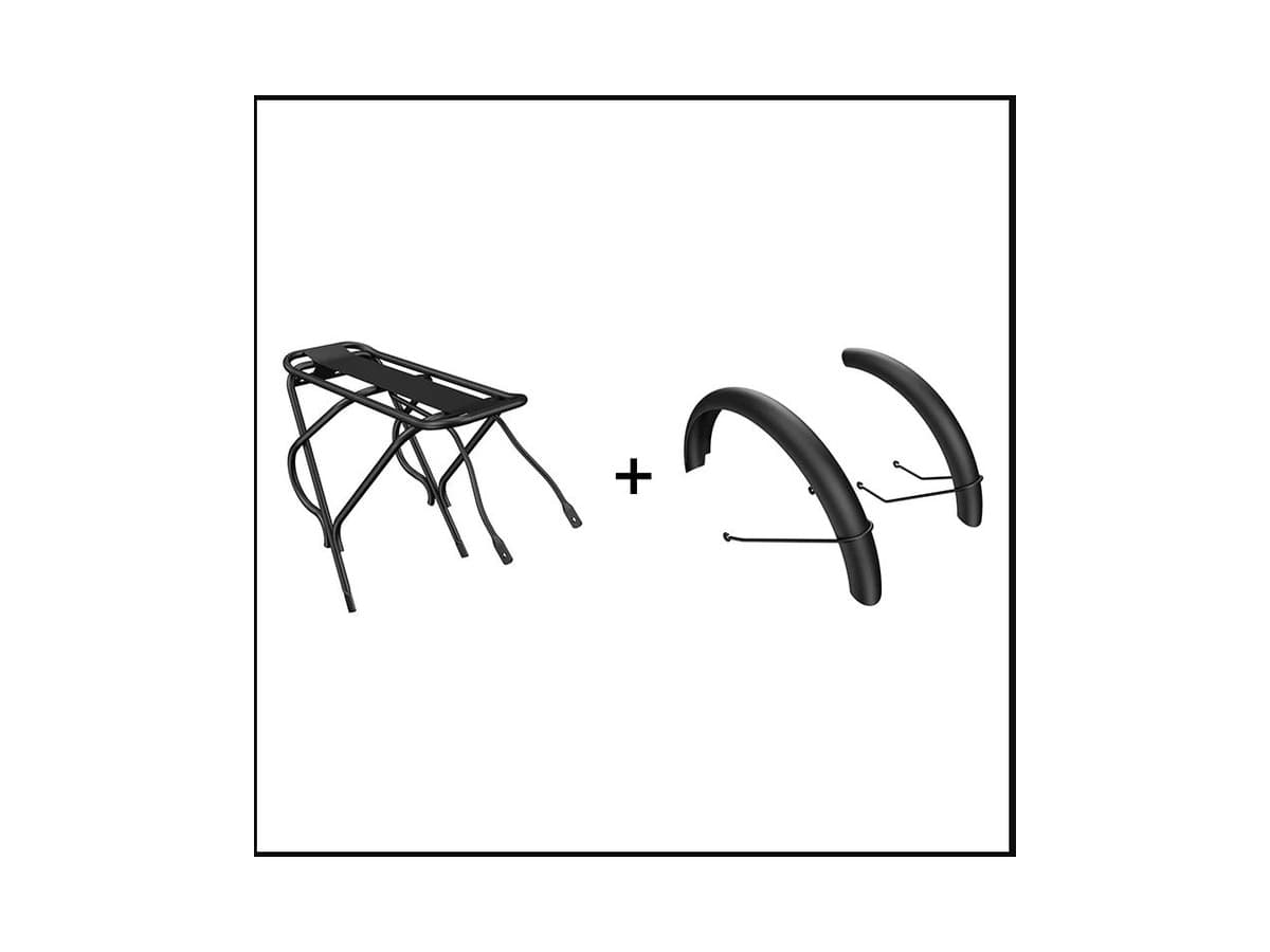 ADO Air 20 Rear Rack and Fender