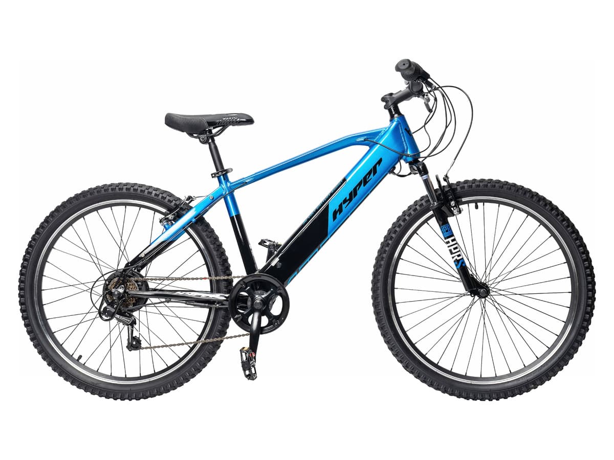 Hyper 26IN Mountain Electric Bike Class 1 (Blue)
